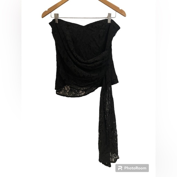 MARE MARE ANTHROPOLOGIE Lace Tube Top - Picture 2 of 10